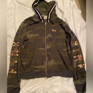 camouflage pink jacket